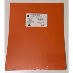 Creative Memories Shades Orange Pumpkin 10x12 Photo Mounting Paper NEW